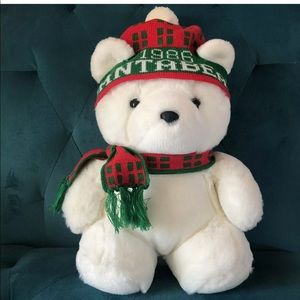 Vintage 18” 1986 Plush Santa Bear Dayton Hudson